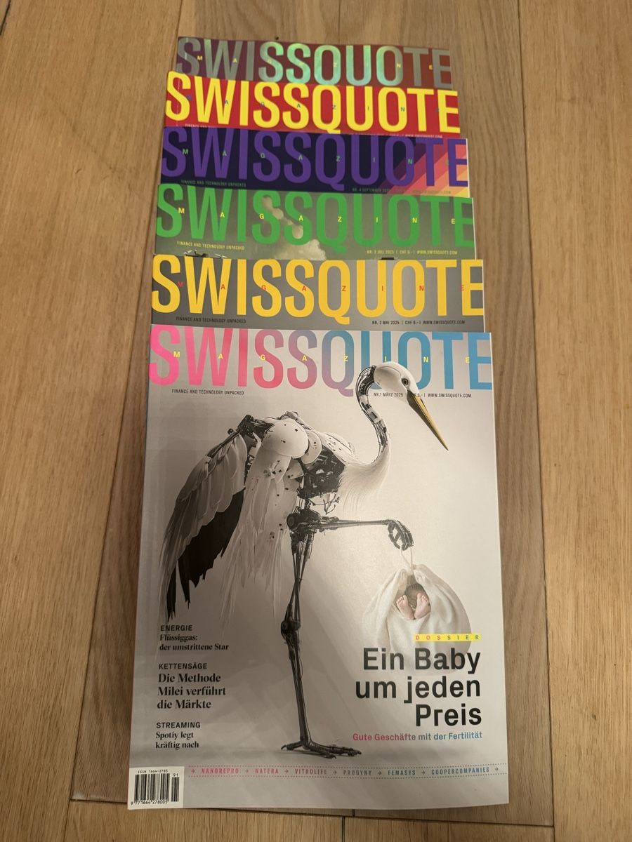 Zeitschriften & Magazine: 6 Swissquote Magazine 2025 – Gebraucht aus Winkel von Schorley