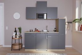 115 Singleküche Küchenzeile 180cm E/S/G - Küche Einbauküche