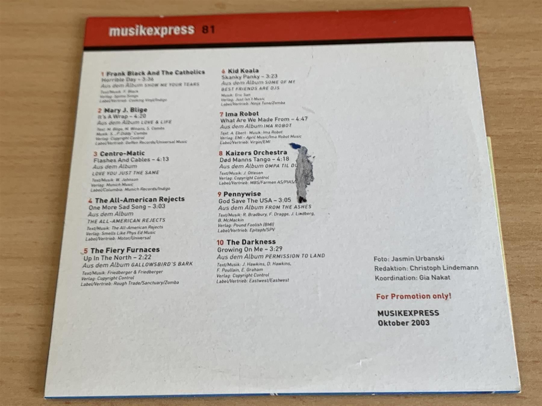 CDs: Musikexpress 81 - Sounds Now! – Gebraucht aus Rikon im Tösstal von Alpenmutz 1