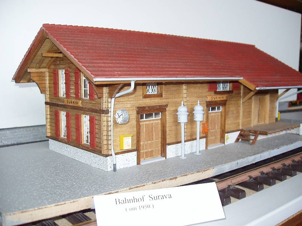 Modellini di ferrovie: RhB-Bahnhöfe Spur Om 1:45 – Nuovo (secondo la descrizione) da Laufen venduto da krokodil017 4
