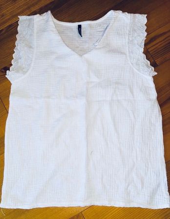 T-Shirt aus Moussline Baumwolle Gr S