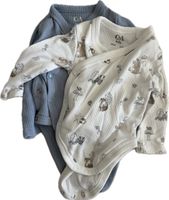 2er Set Baby Body langarm 56