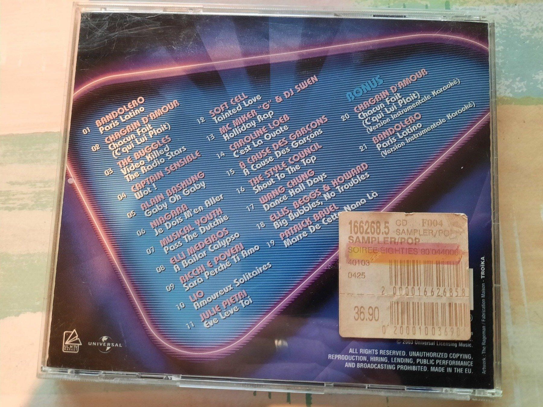 CD: Cd Soirées eighties – Usato da Pully venduto da bro_n52j 1
