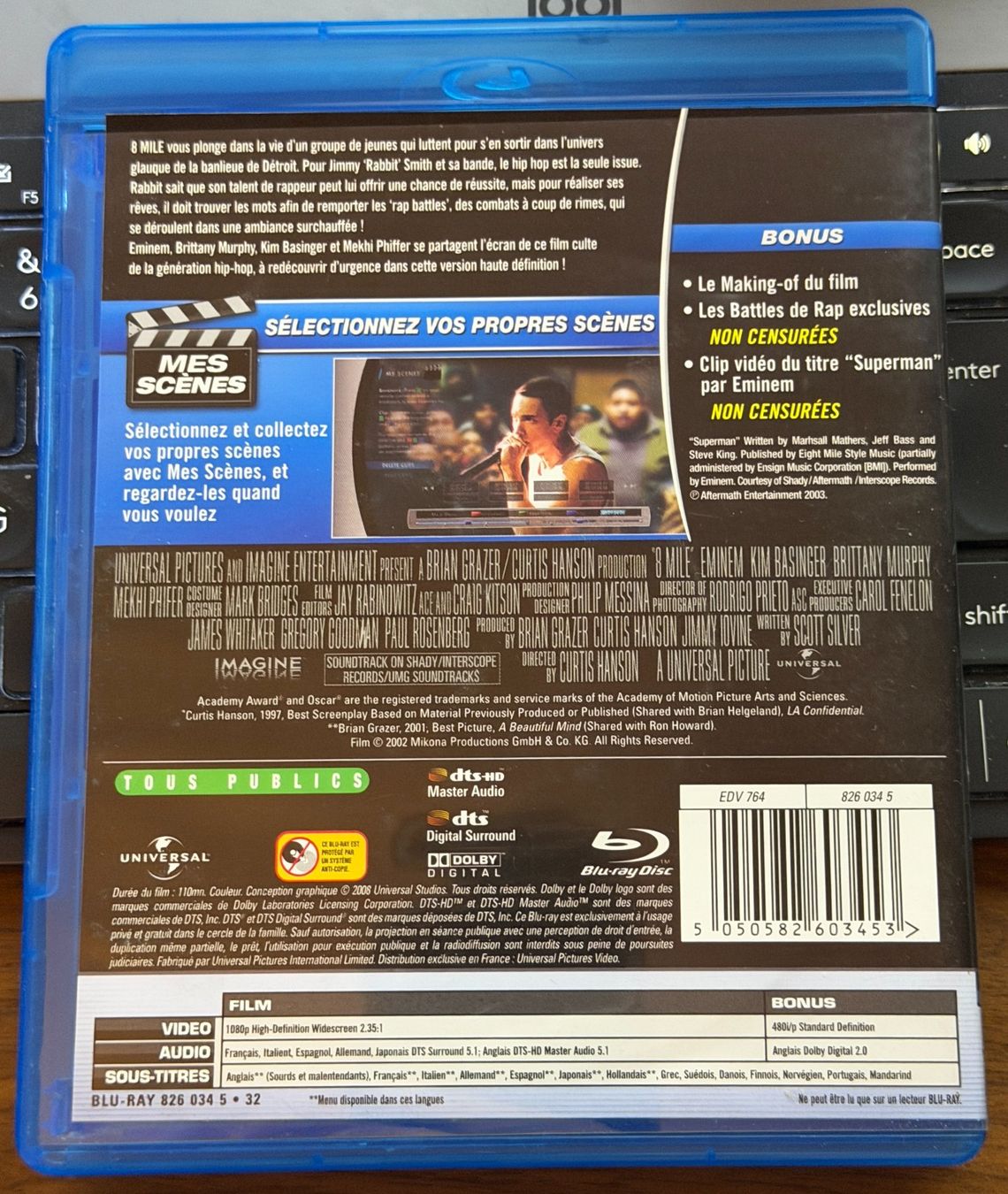 Tutti i DVDs: 8 Mile (2002) - Blu-ray – Usato da Semsales venduto da __Florian__ 2