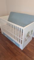 Baby Set aus Wickeltisch Babybett Babystuhl
