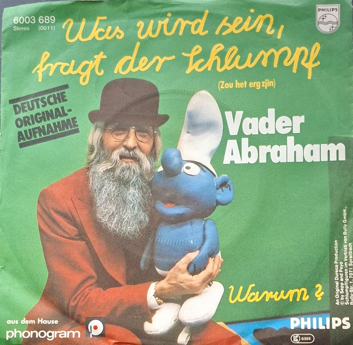 Schallplatten: Vinyl Single Vader Abraham - Was wird sein fragt der Schlump – Gebraucht aus Langenthal von Modo39