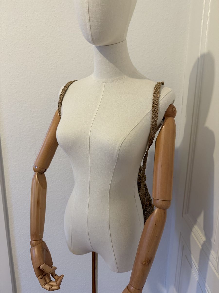 Rucksäcke: Summer Ready: Straw Backpack with Wooden Details! – Gebraucht aus Mies von nic_yk5d 5