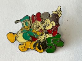 1 Pin Mickey Mouse, Minnie Mouse und Donald Duck