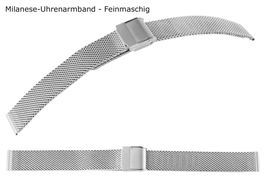 Uhrenband Milanaiseband 18mm Feinmaschig