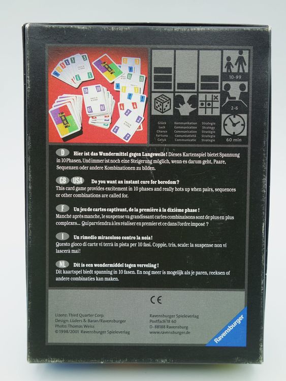Ravensburger Phase 10 Il Gioco da Tavolo Confezione