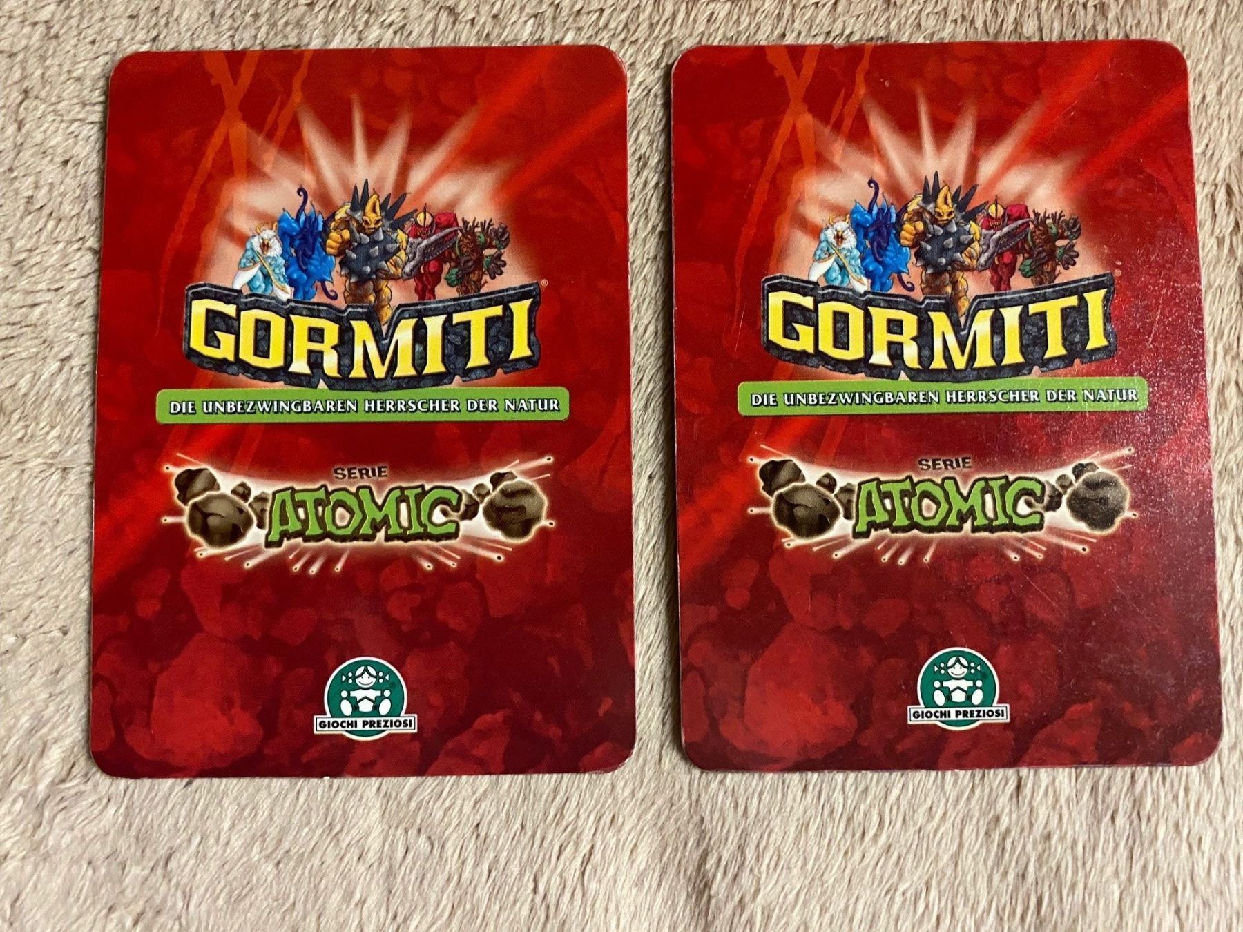 Spiele: Gormiti Volk d. Erde Karten Serie Atomic – Gebraucht aus Kastanienbaum von Muenchnerkindl1 1