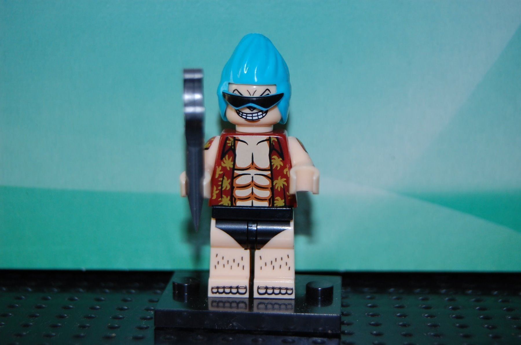 Baukästen: One Piece Minifigur Franky Version 2 – Gebraucht aus Basel von Don-Angel