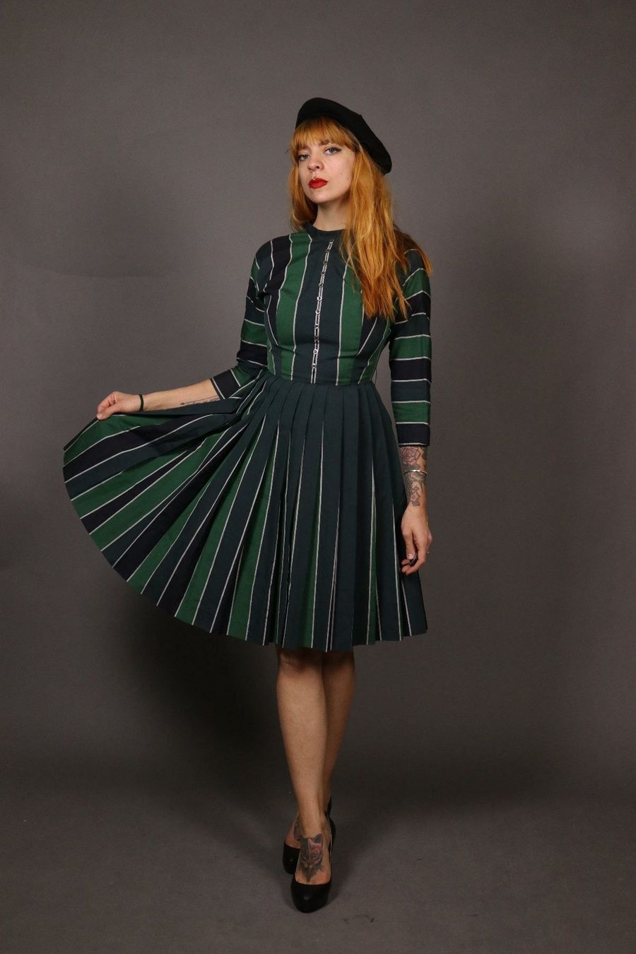 Vestiti: Vintage 1940er JONATHAN LOGAN Kleid- Xs – Usato da Hombrechtikon venduto da BAZ-Vintage 1