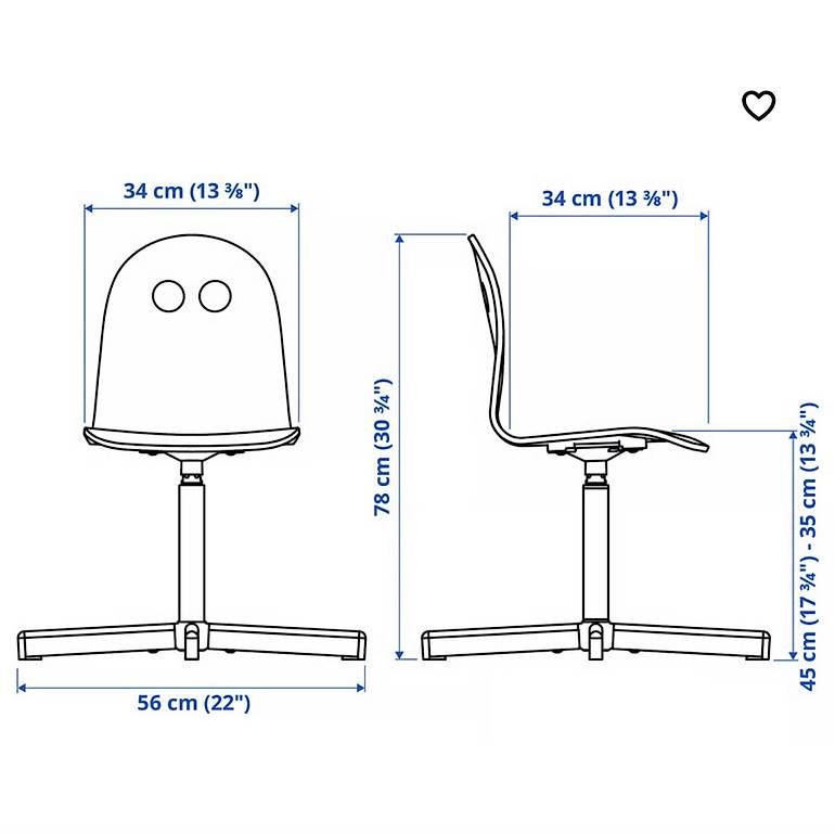 Ikea Stühle: Kinder Schreibtischstuhl – Gebraucht aus Emmenbrücke von Bellamamma 2