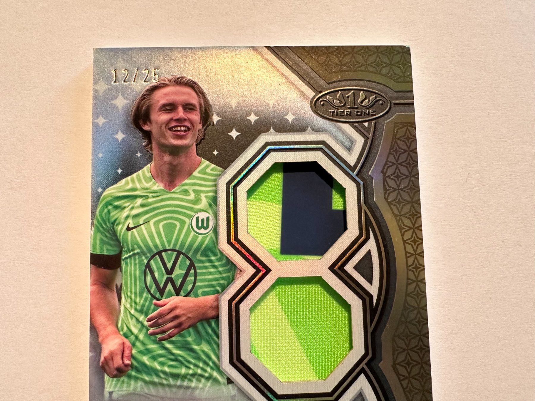 Topps Carte collezionabili: Patrick Wimmer 2022 Topps BL Tier One 12/25 Dual Patch – Usato da Hagendorn venduto da Pokecollectorch 3