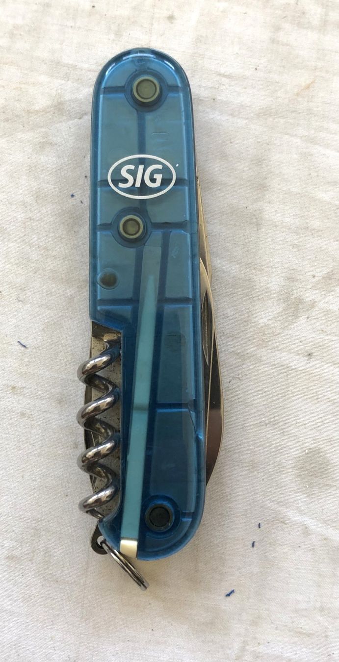 Victorinox Taschenmesser: Schweizer Sackmesser / Werbemesser "SIG" - Victorinox – Gebraucht aus Schaffhausen von durruti 5
