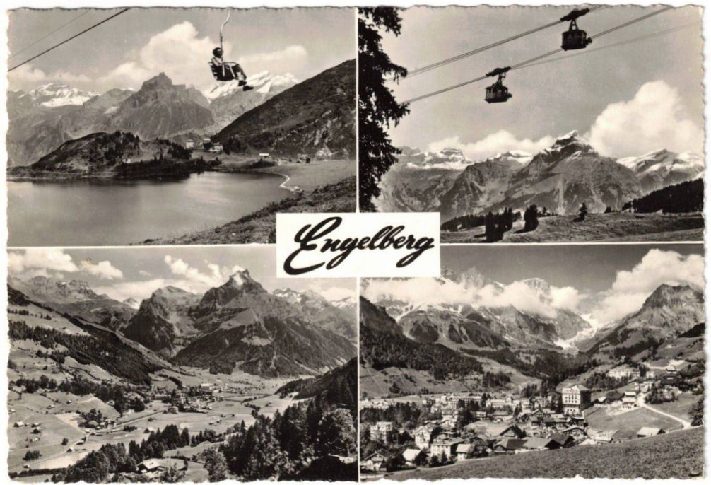 Cartoline postali: Engelberg - 4 Bild AK – Usato da Binningen venduto da Mountainrider