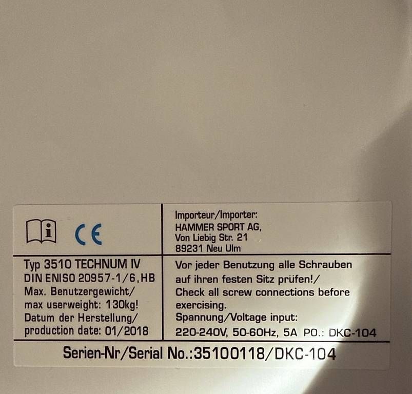 Hometrainer: Finnlo Technum IV Laufband – Usato da Luzern venduto da Maesih 3