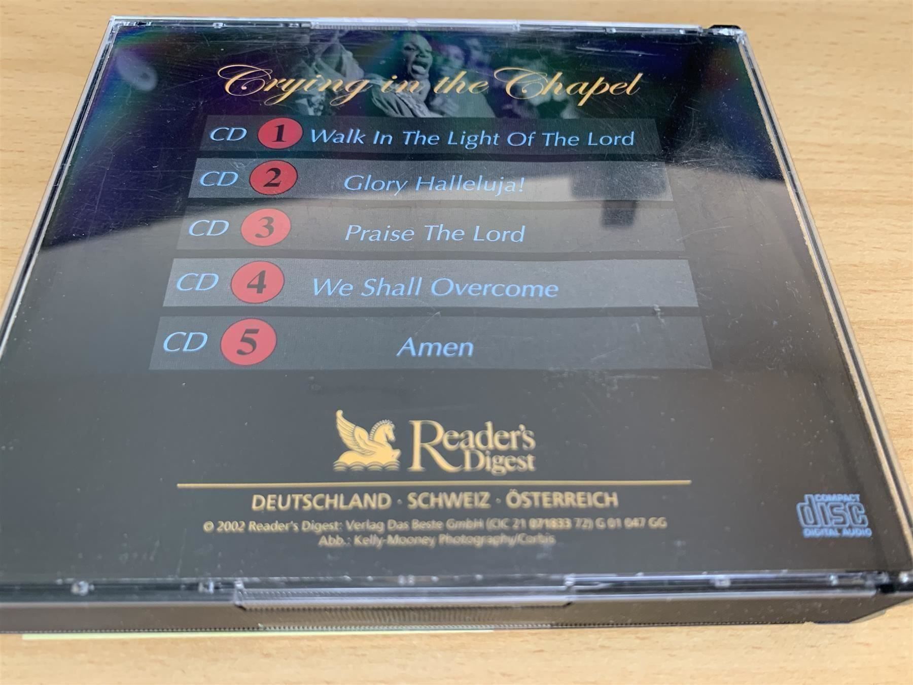 CD: Crying int the Chapel - 5 CD – Usato da Rikon im Tösstal venduto da Alpenmutz 1