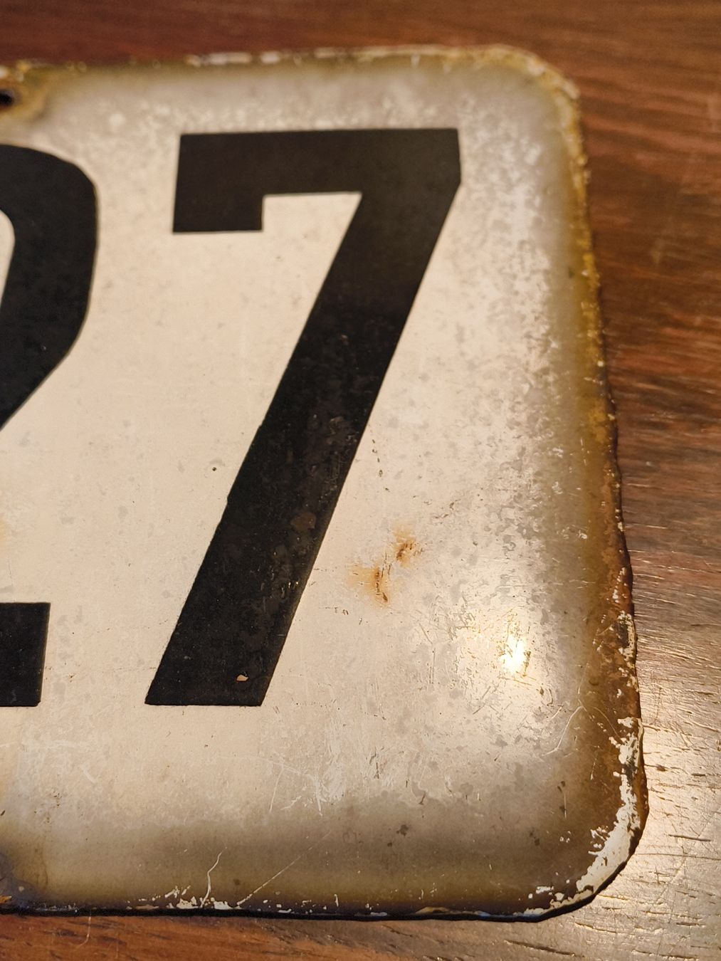Insegne: Emailschild Hausnummer 227 – Usato da stettlen venduto da VintageBern_ch 3