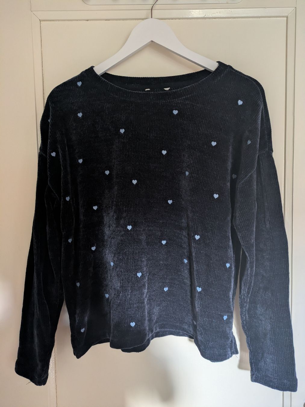 Pullover & Sweatshirts: Pullover mit eingewebten Herzen one size – Neu (gemäss Beschreibung) aus Schwyz von Magdalena86 1