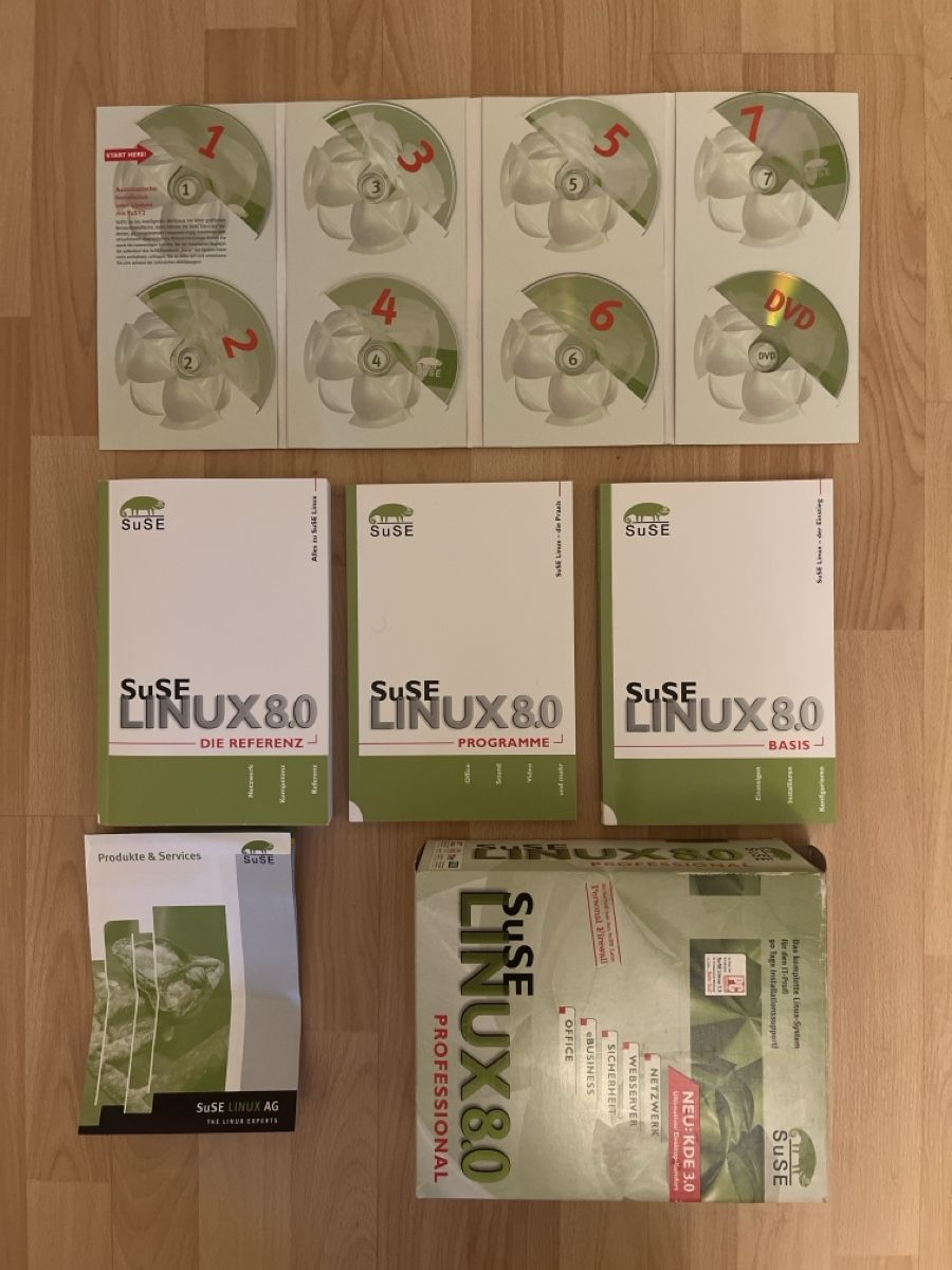 Software: SuSE Linux 8.0 Professional - Das komplette Linux System – Gebraucht aus Zürich von Soulaholic 1