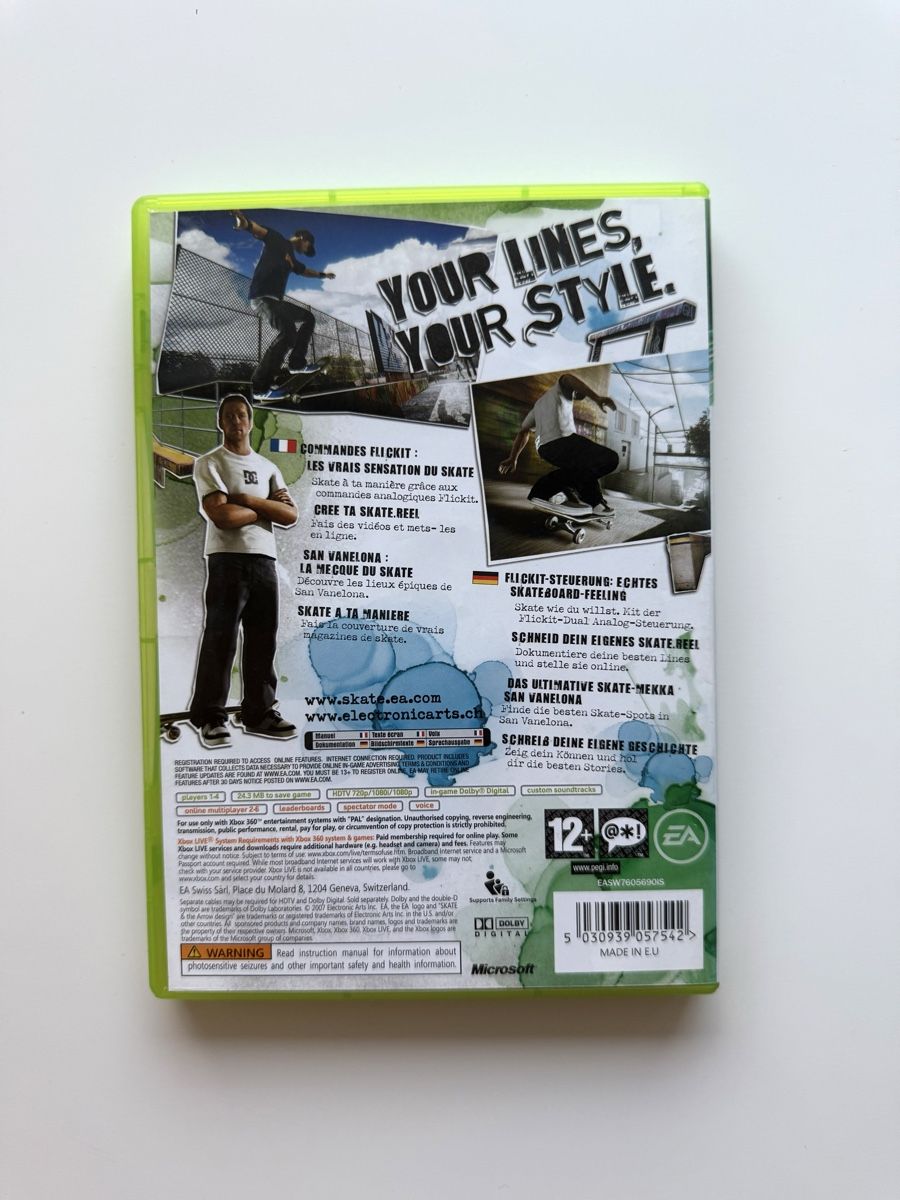 Microsoft Giochi: Skate, Xbox 360 – Usato da Couvet venduto da Aura_aura 2