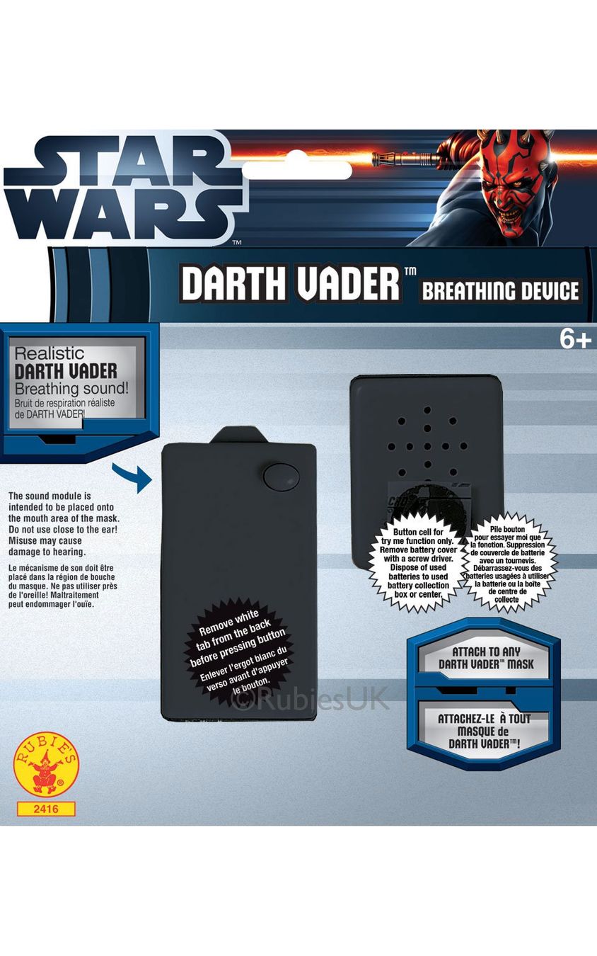 Kostüme: Fasnacht - Star Wars Darth Vader Breathing Device – Neu und originalverpackt aus Ennetbürgen von open24shop