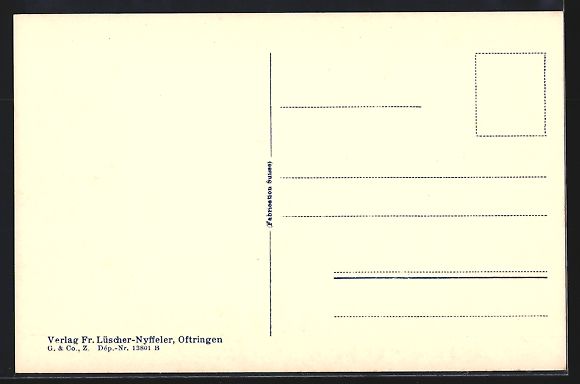 Cartoline postali: AK Oftringen, Gesamtansicht – Usato da Berlin venduto da bartko-reher 1
