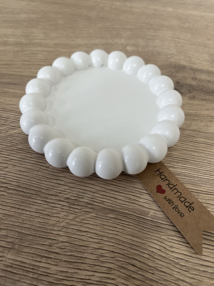 Tutte le decorazioni: Handgemachtes Schmucktablett / Dekotablett, Weiss – Nuovo (secondo la descrizione) da Frick venduto da van_2dhd 1