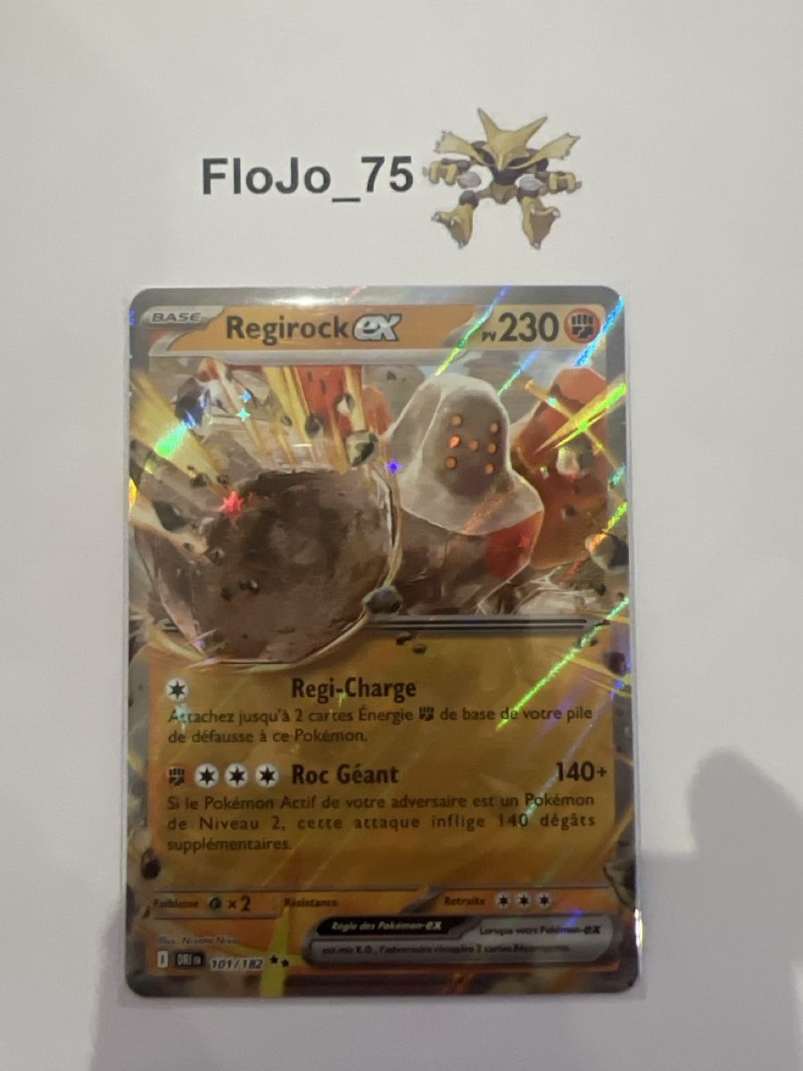 Pokémon Sammelbilder & Trading cards: Regirock ex 101/182 - FRA – Gebraucht aus St-Blaise von FloJo_75