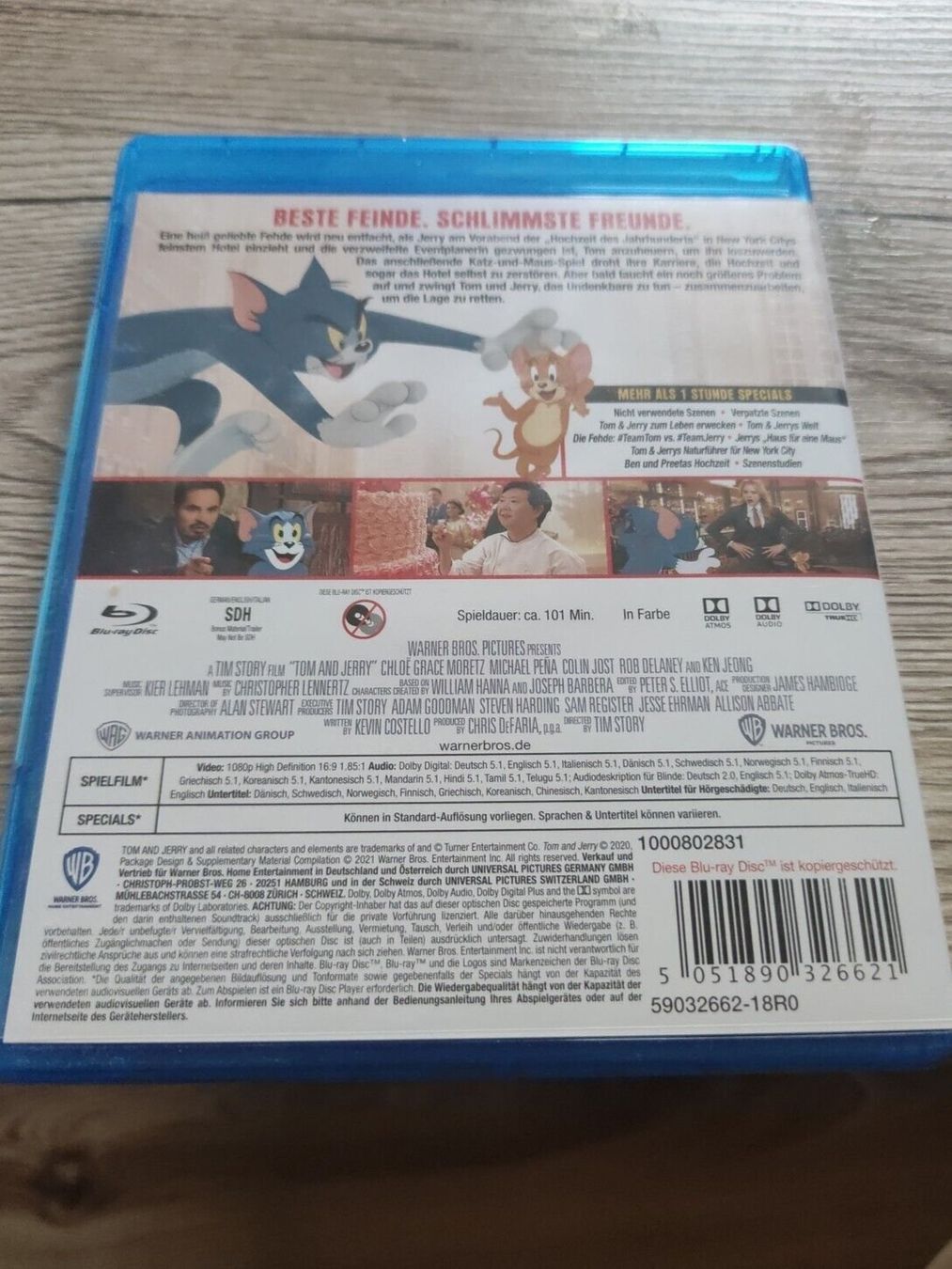 Tutti i DVDs: Tom & Jerry       > BluRay <                         ©'2021 – Usato da St.Gallen venduto da elk2023 1