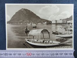 LUGANO E MONTE SAN SALVATORE FISCHERBOOTE DAMPFSCHIFF TI AK
