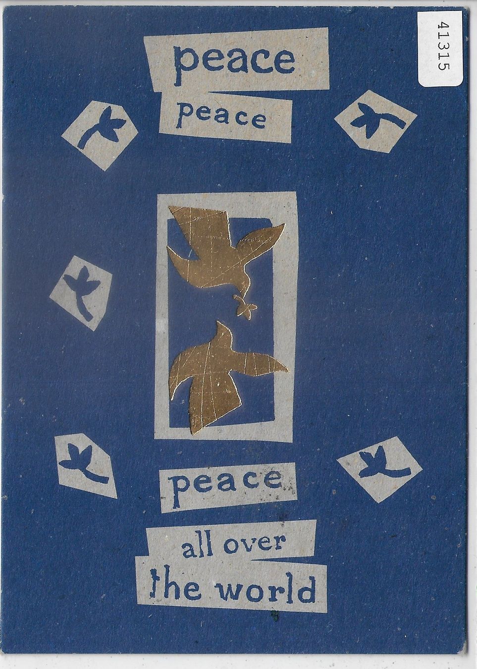 Ansichtskarten: peace peace peace all ofer the world – Gebraucht aus Ettingen von Kartenplanet