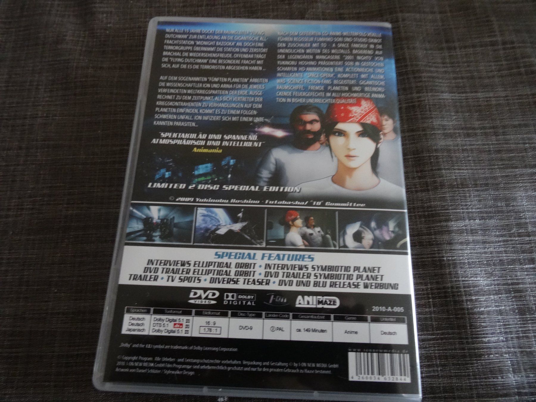 Tutti i DVDs: A Space Fantasy - 2-Disc Special Edition DVD – Usato da Olten venduto da Disc-Verkauf 2