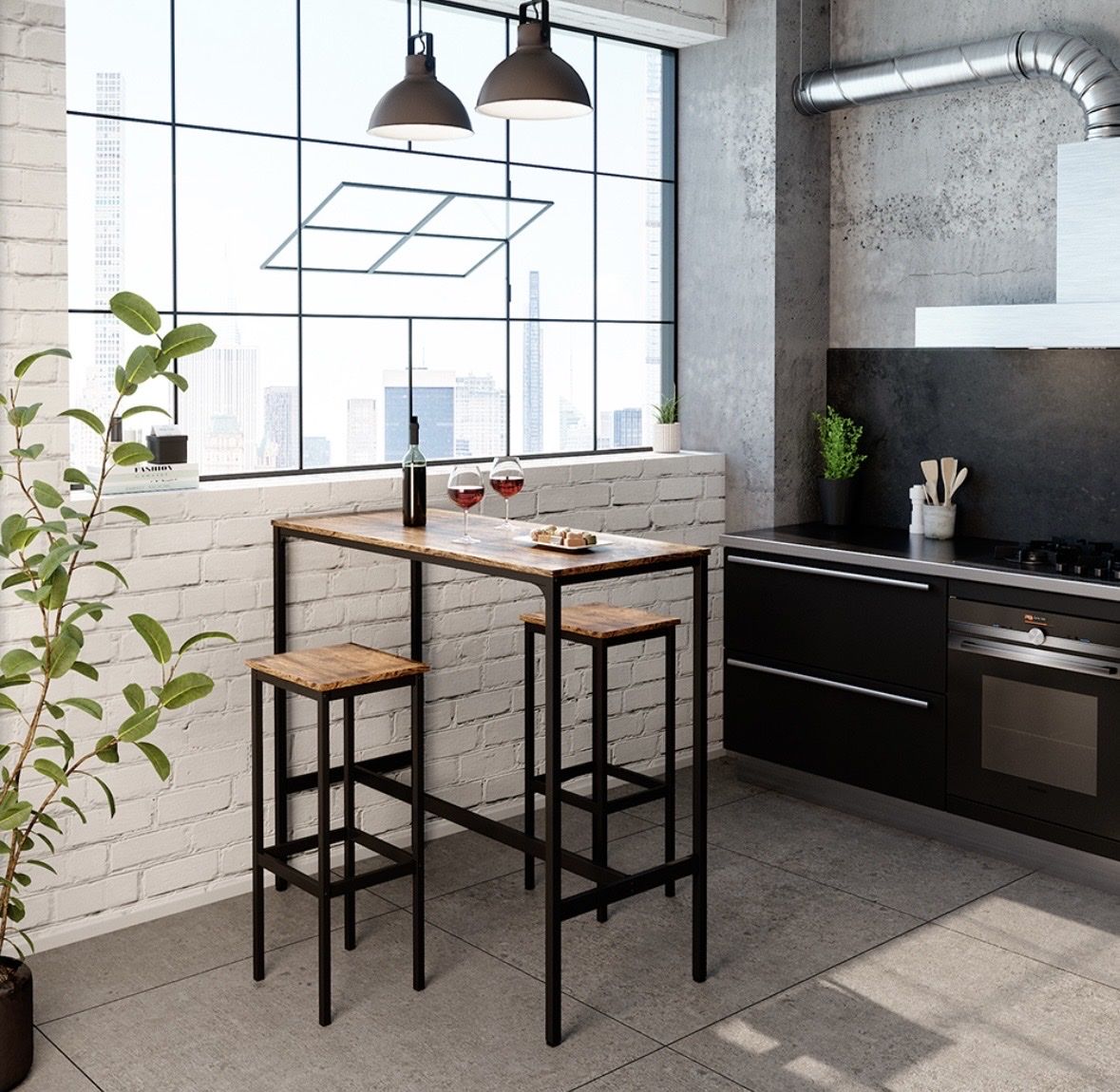 Tables: Bartisch mit 2 Hocker – D'occasion à Winterthur par ana_ds2c 5