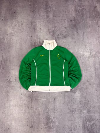 Vintage RARE Nike Brasilien 2006 Trainingsjacke (S)