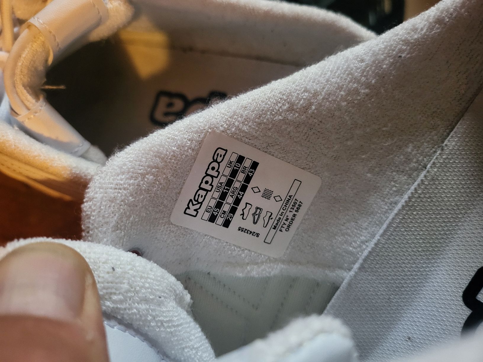 Kappa Scarpe da uomo: Baskets Kappa blanches taille 45 neuves – Usato da Troistorrents venduto da ami_mzq5 3