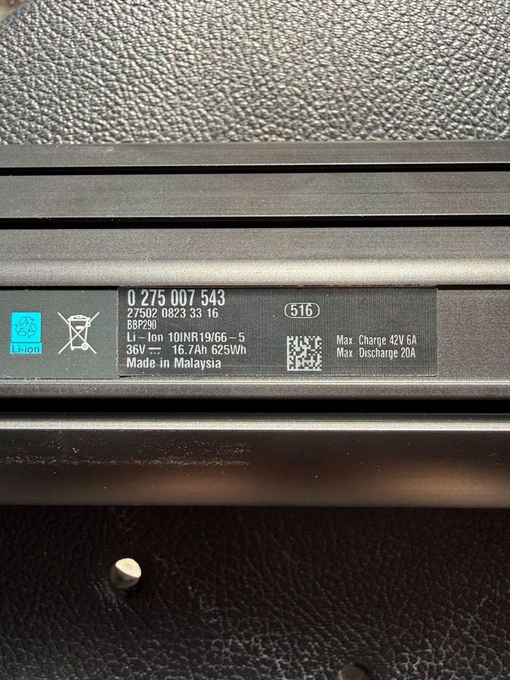 Bosch Akkus: BOSCH Powertube 625 – Gebraucht aus Oberentfelden von lam_vj88 2