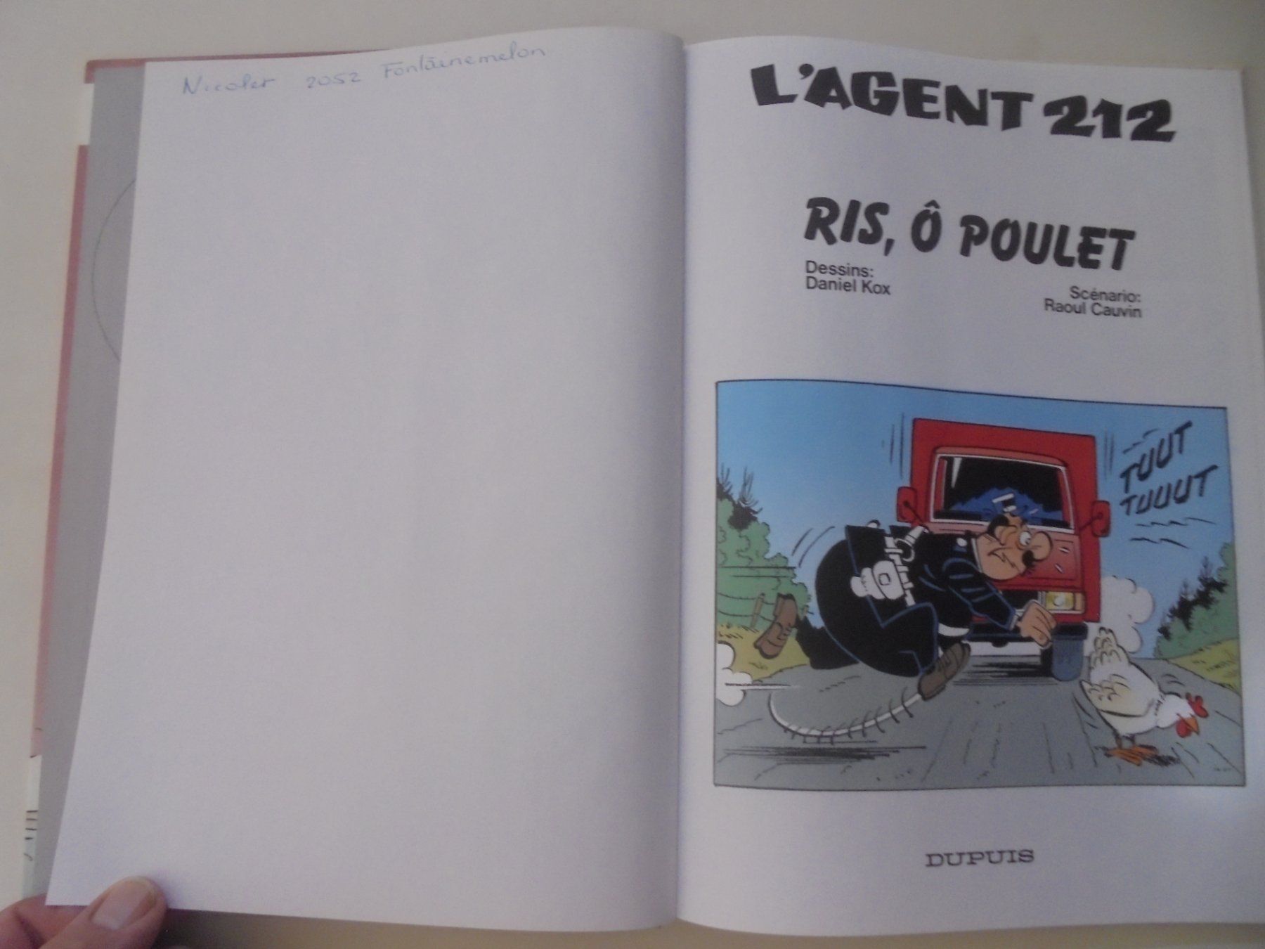 Comics: L'Agent 212 " 12 Ris, o poulet "   excellent état – Gebraucht aus Eclépens von Consuelo 3