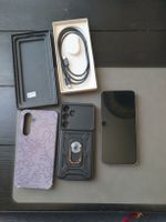 Samsung S24 FE+ 5G 256GB Gris avec 2 coques et cable