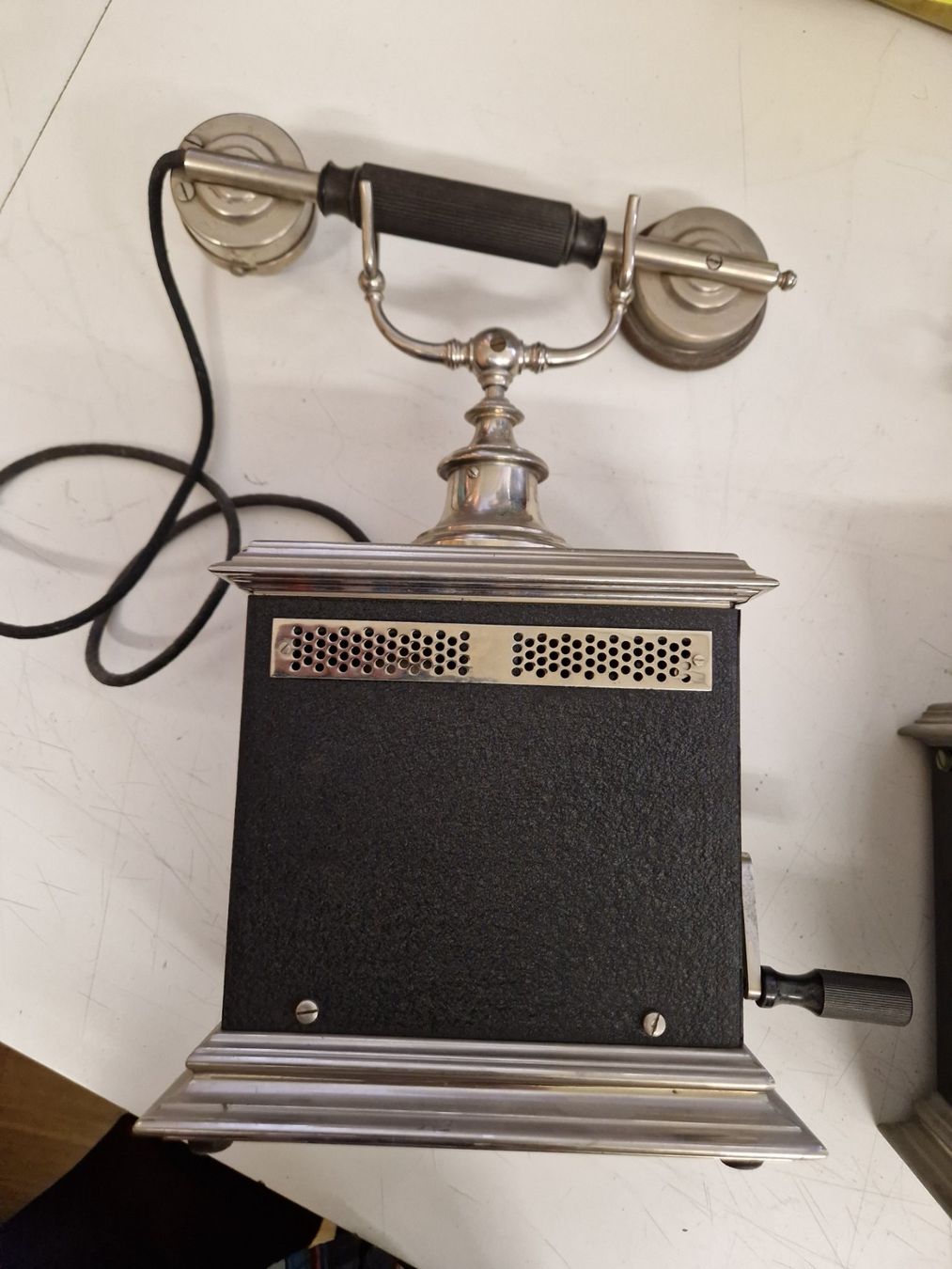 Telefoni: 2 Antike Gabeltelefone Kurbeltelefone R-ELFA – Usato da Wädenswil venduto da verebe 5