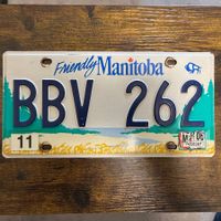 🇨🇦 Autonummer - Manitoba BBV 262 - Kanada