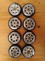 8 Rollerblade Rollen 72 mm 80 A guter Zustand