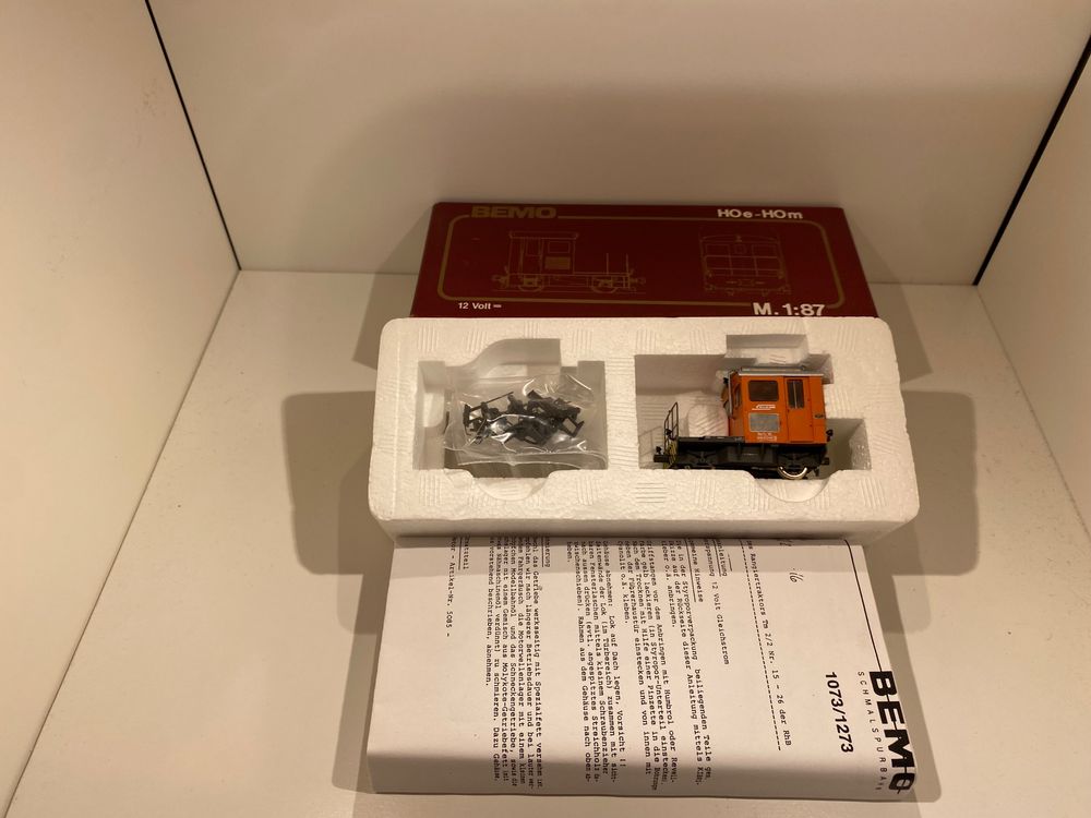 Bemo Modelleisenbahnen: BEMO 1273 116 RhB Tm 2/2 16 – Neu (gemäss Beschreibung) aus Wettingen von Mobacram 6