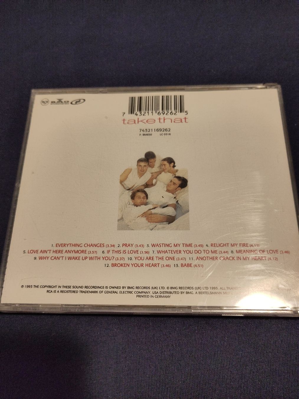 CD: Take That - Everything Changes – Usato da Zürich venduto da Heldel 2