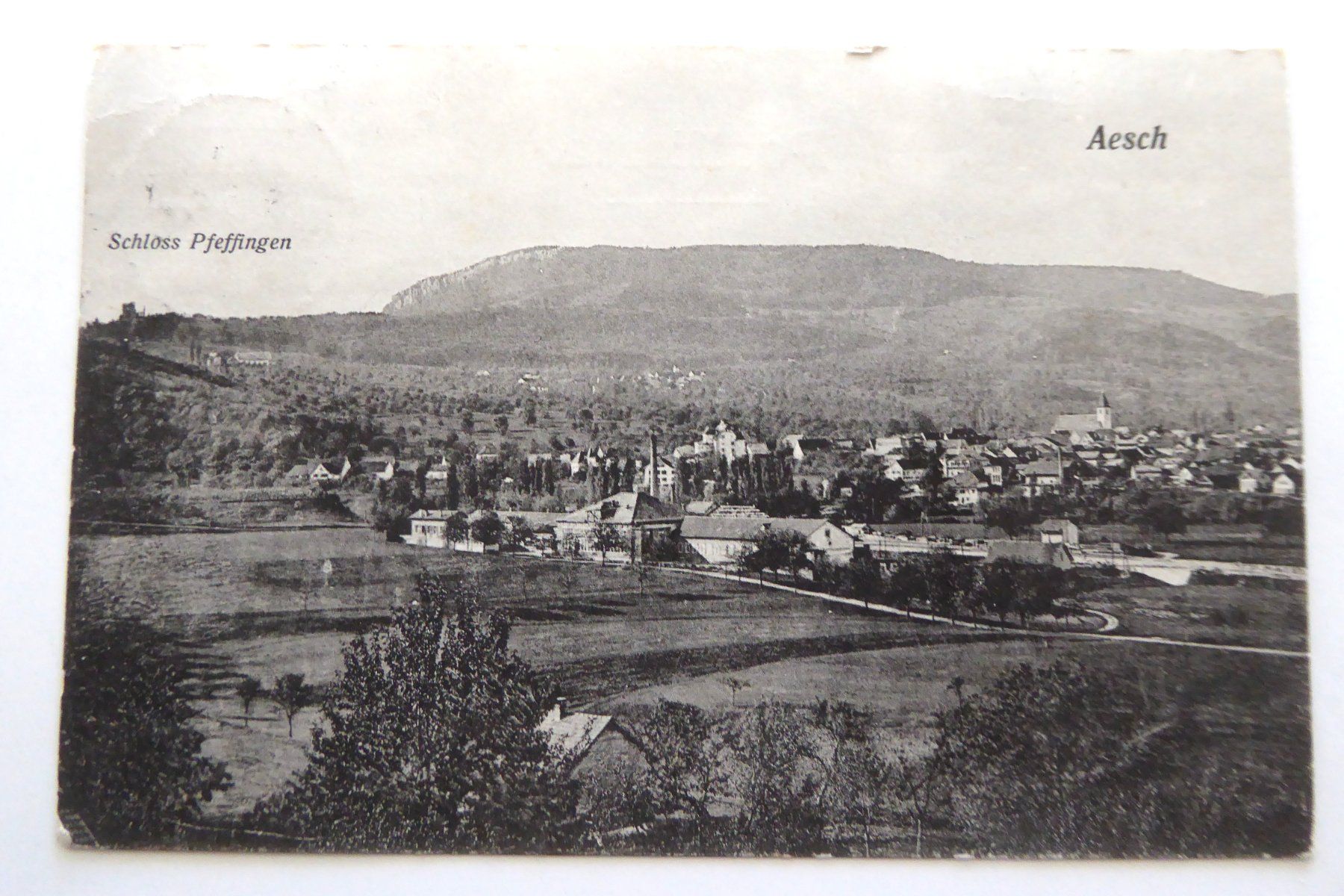 Cartoline postali: Aesch BL Dorfansicht 1912 – Usato da Aesch BL venduto da Kauri1