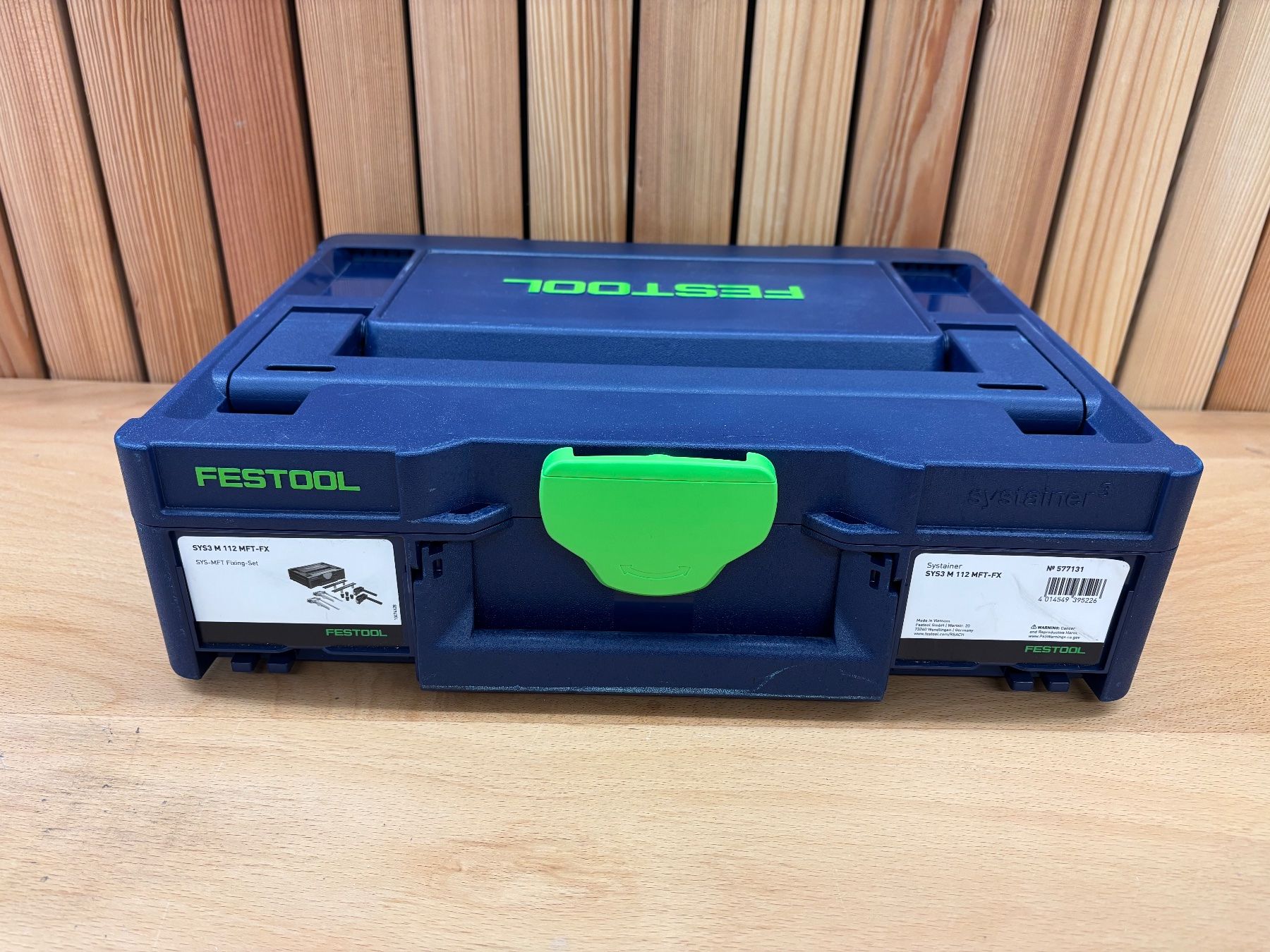 Festool Alle Werkzeuge: Festool SYS3 M 112 MFT-FX Fixing Set – Neu (gemäss Beschreibung) aus Winterthur von ReUse_Baumarkt 3