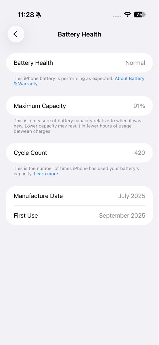 Apple Telefoni cellulari / Smartphones: iPhone 17 Air 256GB – Usato da Chur venduto da hardoli01 7