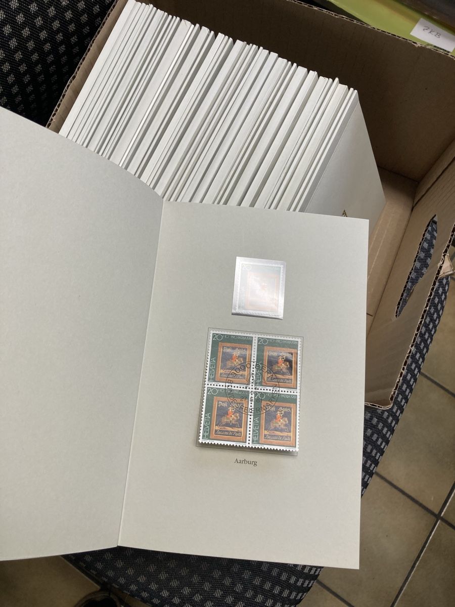 Tutti i francobolli: Sammlung ca. 50 Briefmarkenhefte Schweiz  – Usato da Kilchberg ZH venduto da etienne64 3